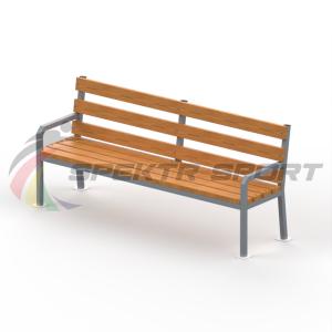 Купить Уличная скамейка со спинкой Дача в Мариинскийпосаде 