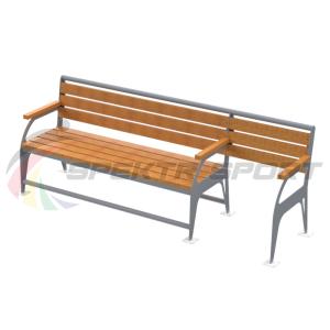 Купить Скамья с местом для коляски в Мариинскийпосаде 