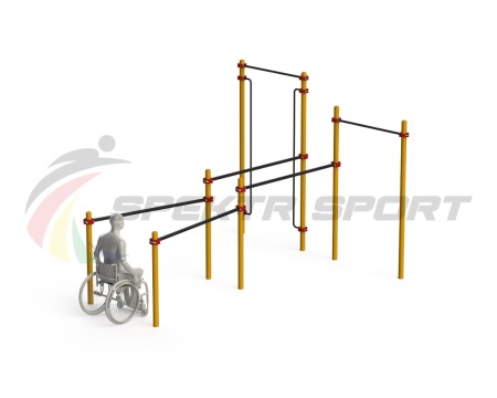 Купить Спортивный комплекс для инвалидов-колясочников WRK-D19_76mm в Мариинскийпосаде 