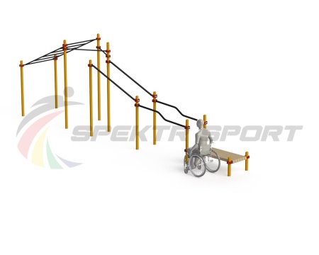 Купить Спортивный комплекс для инвалидов-колясочников WRK-D22_76mm в Мариинскийпосаде 