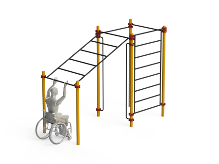 Купить Спортивный комплекс для инвалидов-колясочников WRK-D15_76mm в Мариинскийпосаде 